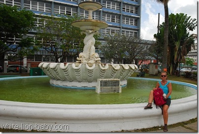 Löwenbaby am Dolphin Fountain