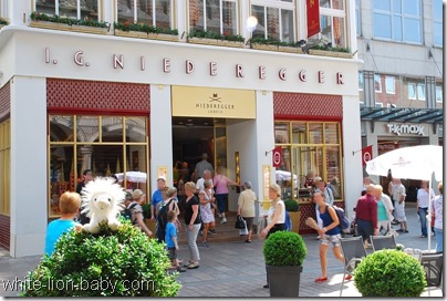 Der Niederegger-Laden in der Altstadt