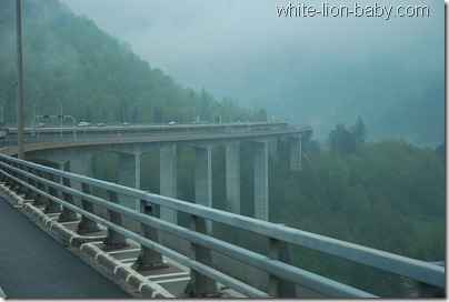 Auf der Fahrt nach Genf