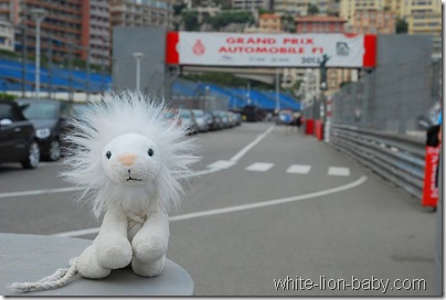 Auf der Formel 1-Strecke