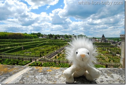 Blick über den Ziergarten